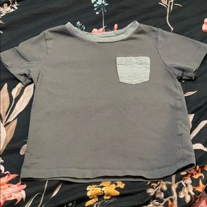 2T Gray pocket tee.